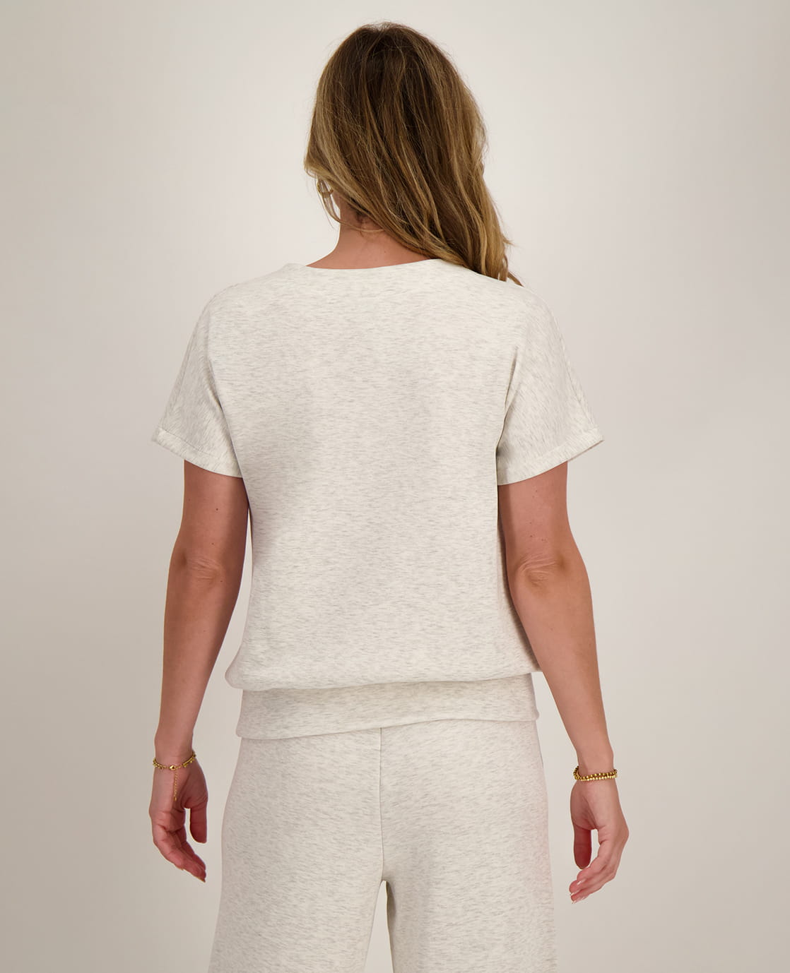 Je m'appelle Tops Top Emy | Light Grey Melange