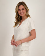 Je m'appelle Tops Top Emy | Light Grey Melange