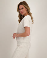 Je m'appelle Tops Top Emy | Light Grey Melange