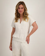 Je m'appelle Tops Light Grey Melange / S Top Emy | Light Grey Melange