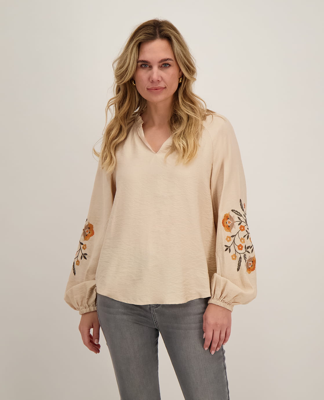 Je m'appelle Tops Top Marleen | Multicolor Light Sand / Orange