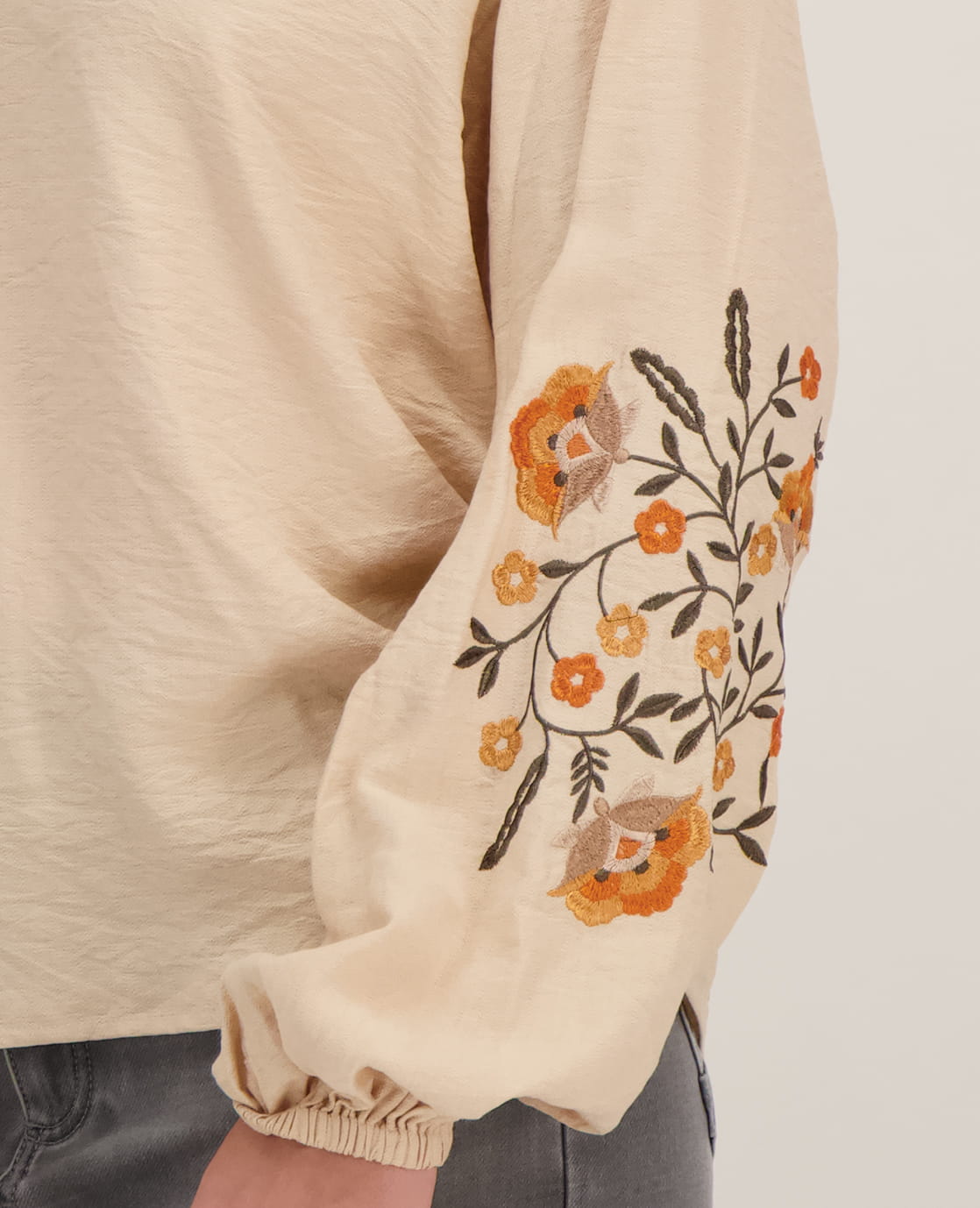 Je m'appelle Tops Top Marleen | Multicolor Light Sand / Orange