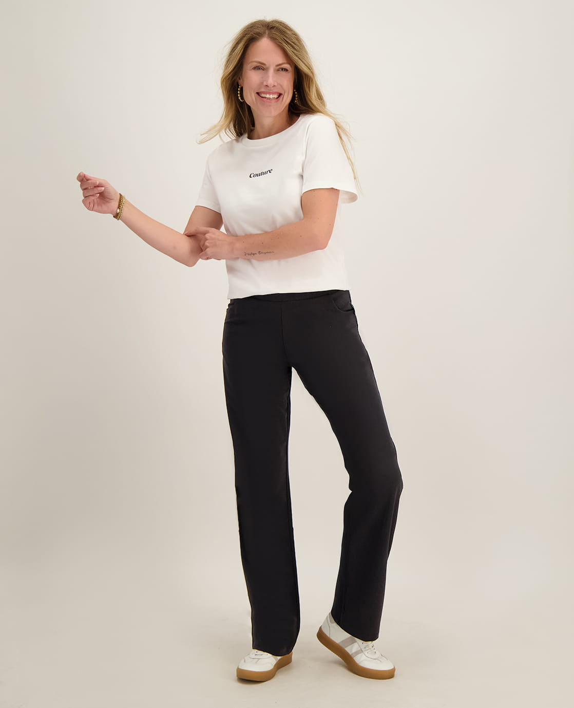 Je m'appelle Broeken Pant Elise Travel | Zwart