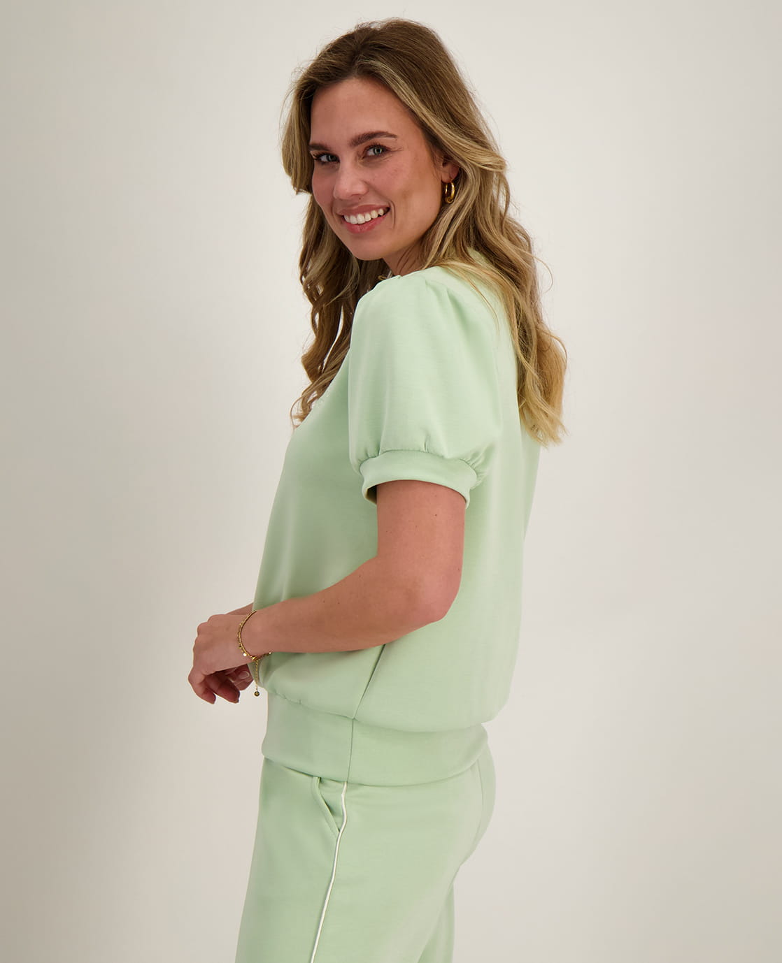 Je m'appelle Tops Top Stephie | Pastel Mint Green