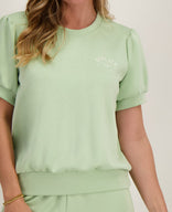 Je m'appelle Tops Top Stephie | Pastel Mint Green