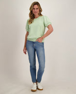 Je m'appelle Tops Top Stephie | Pastel Mint Green