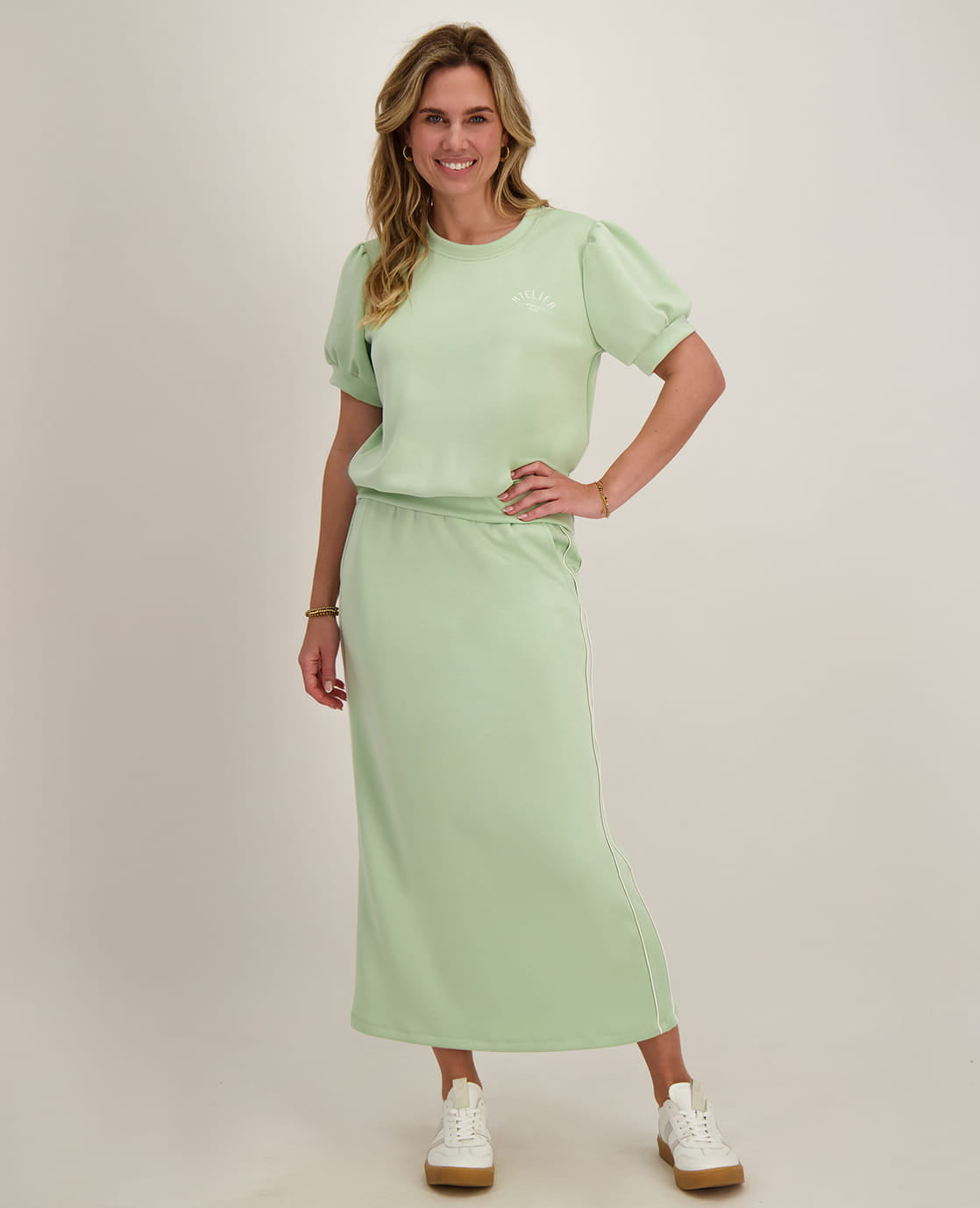 Je m'appelle Tops Top Stephie | Pastel Mint Green