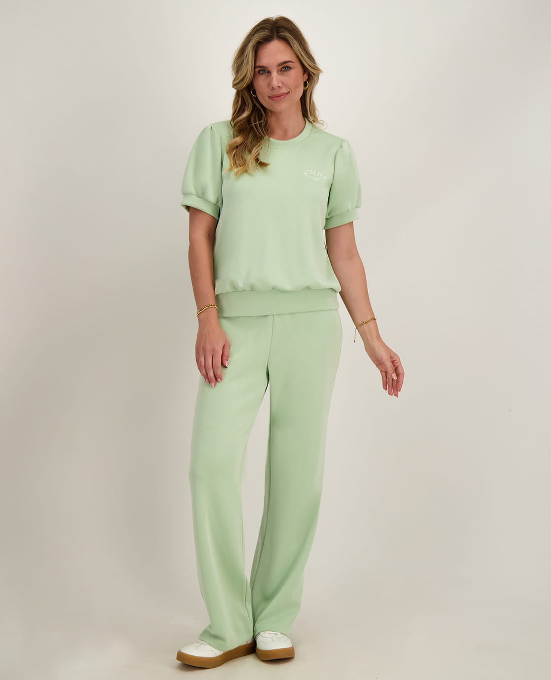 Je m'appelle Broeken Pastel Mint Green / S / (30'') Pant Stephie | Pastel Mint Green