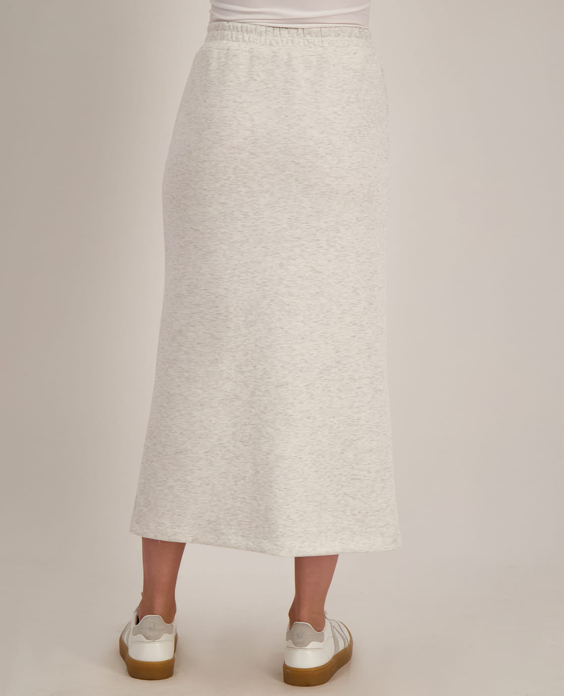 Je m'appelle Jurken Skirt Emy | Light Grey Melange