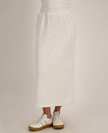 Je m'appelle Jurken Skirt Emy | Light Grey Melange