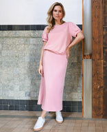 Je m'appelle Jurken Dusty Pink / S Skirt Stephie | Dusty Pink