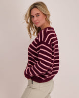 Je m'appelle Vesten Burgundy / Pink / S/M/L Veste Diede | Burgundy / Pink