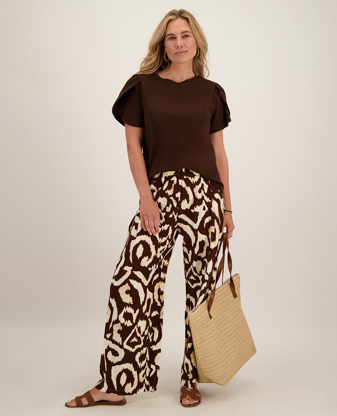 Je m'appelle Broeken Pant Joséphine | Multicolor / Bruin