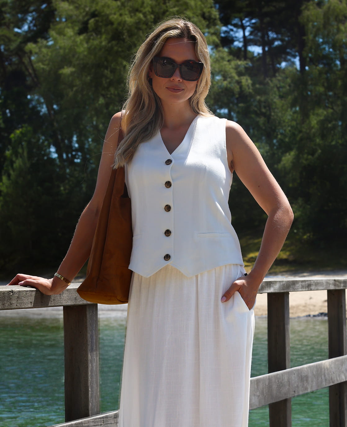 Je m'appelle Tops Off White / XS Gilet | Off White