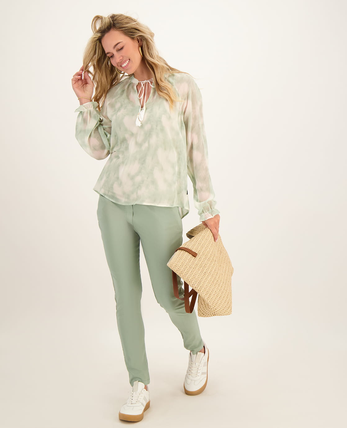 Je m'appelle Broeken Sage Green / XS / (32'') Pant Summer Superstretch | Sage Green