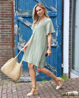 Je m'appelle Jurken Laurel Green / XS Robe Camille | Laurel Green