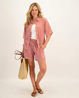 Je m'appelle Tops Blouse Amelie | Sunset Pink