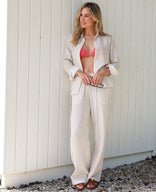 Je m'appelle Tops Blouse Stripes | Off White/Sahara