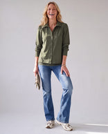Je m'appelle Tops Tanktop Lace | Deep Olive