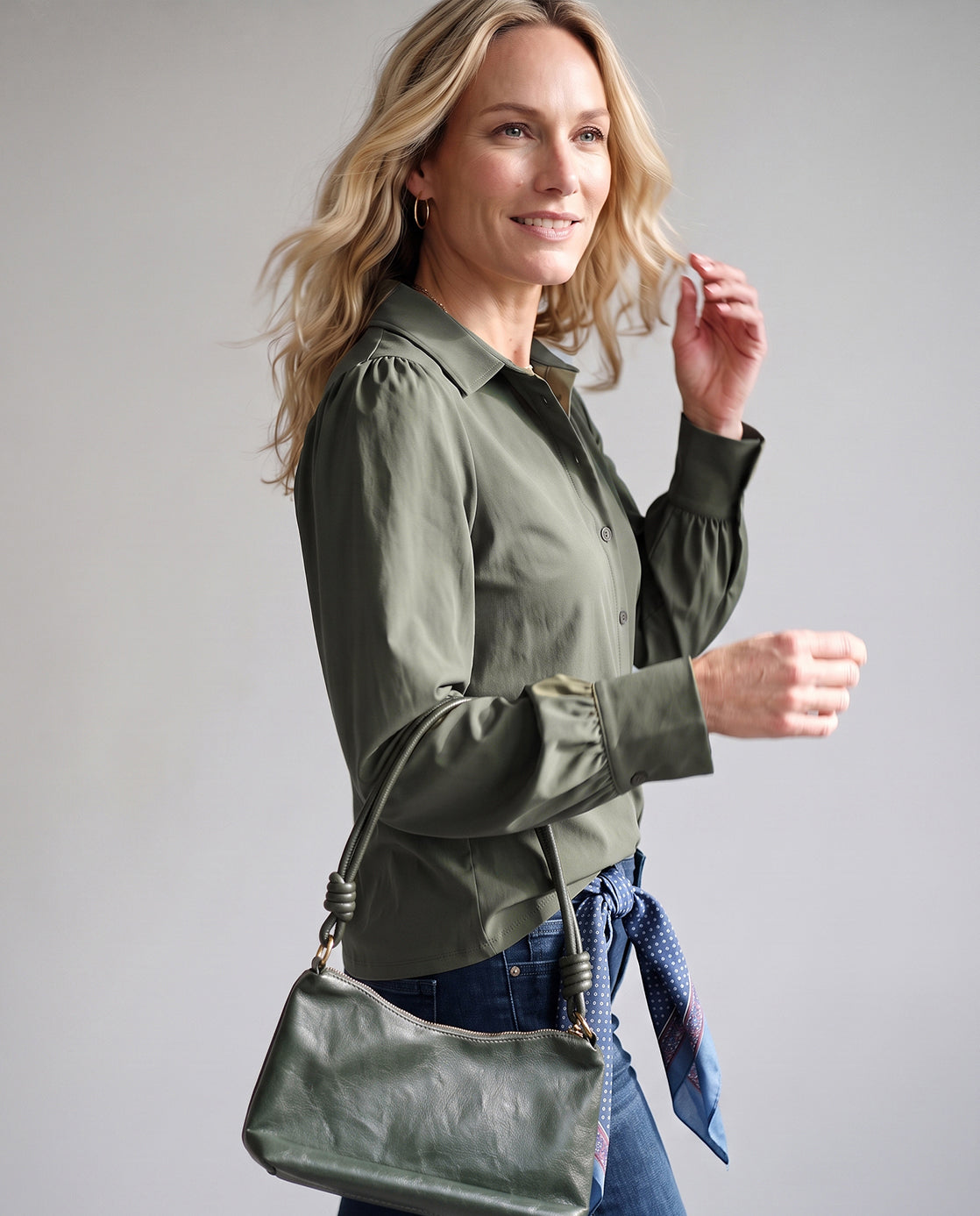 Blouse Tess Travel | Deep Olive