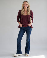 Je m'appelle Tops Tanktop Lace | Deep Burgundy