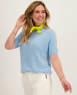 Je m'appelle Tops Pull Soleil | Lichtblauw