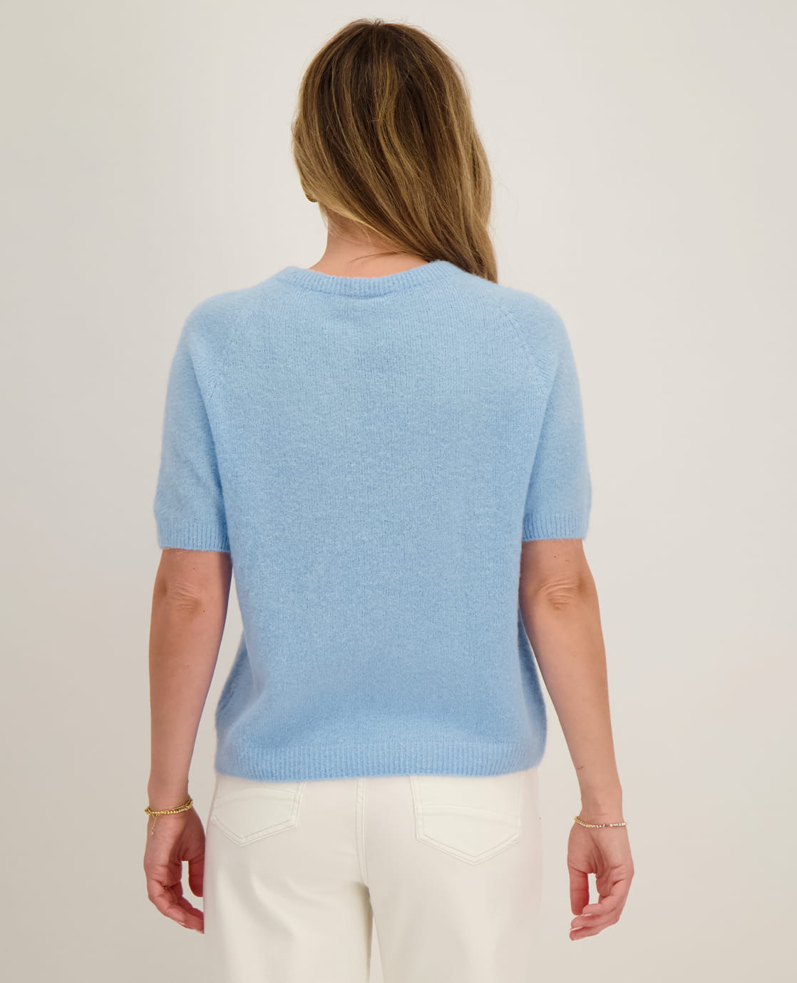 Je m'appelle Tops Pull Soleil | Lichtblauw