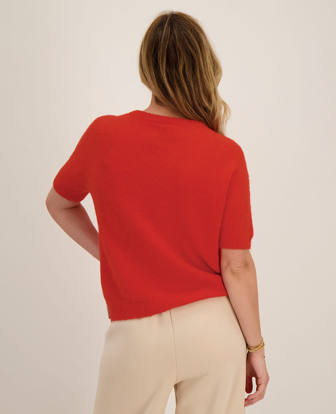 Je m'appelle Tops Pull Soleil | Oranjerood
