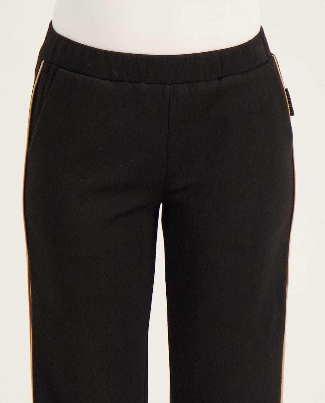 Je m'appelle Broeken Pant Kiki | Zwart / Golden Camel