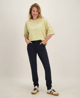 Je m'appelle Tops Tee Top Stripes | Pistache / Ecru