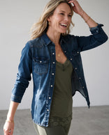 Je m'appelle Tops Tanktop Lace | Deep Olive