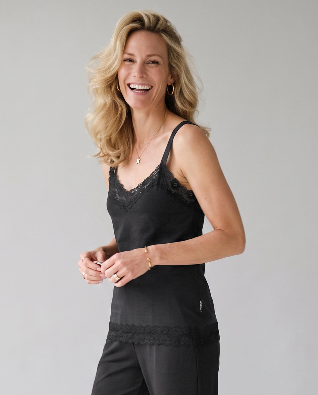 Tanktop Lace | Charcoal Grey