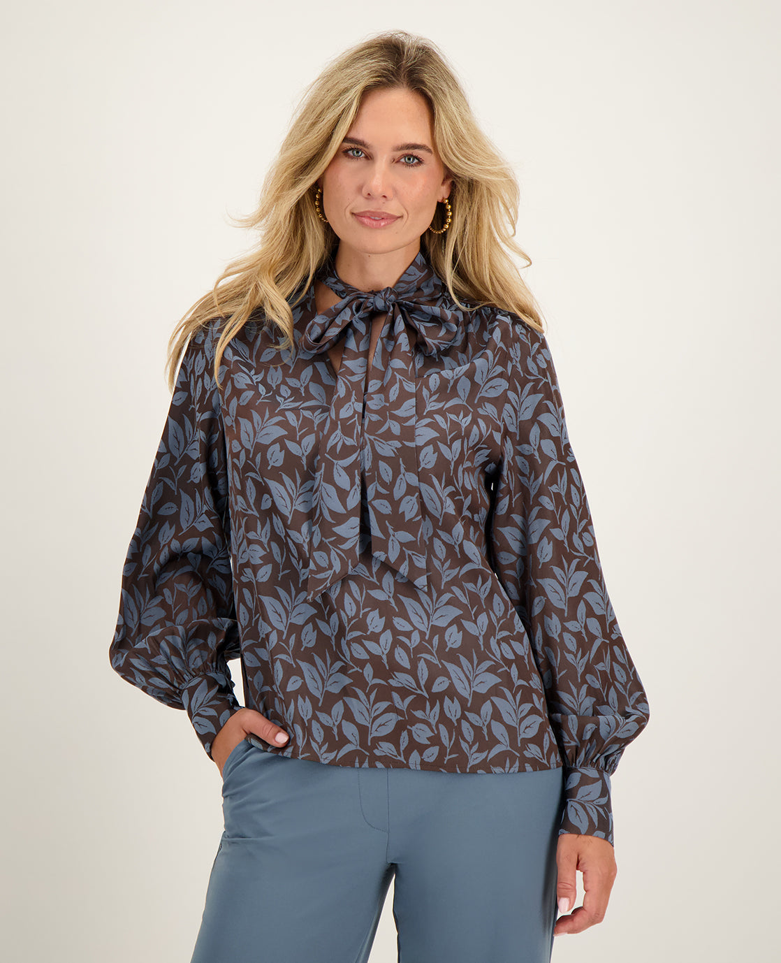 Top Milou | Dark Brown / Blue