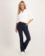 Je m'appelle Tops Top Collar Travel | Wit