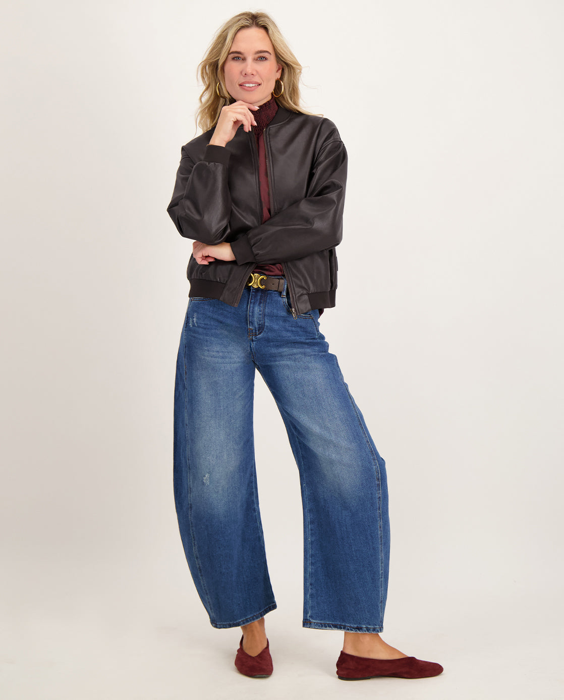 Pant Camille Stretch Denim | Medium Denim