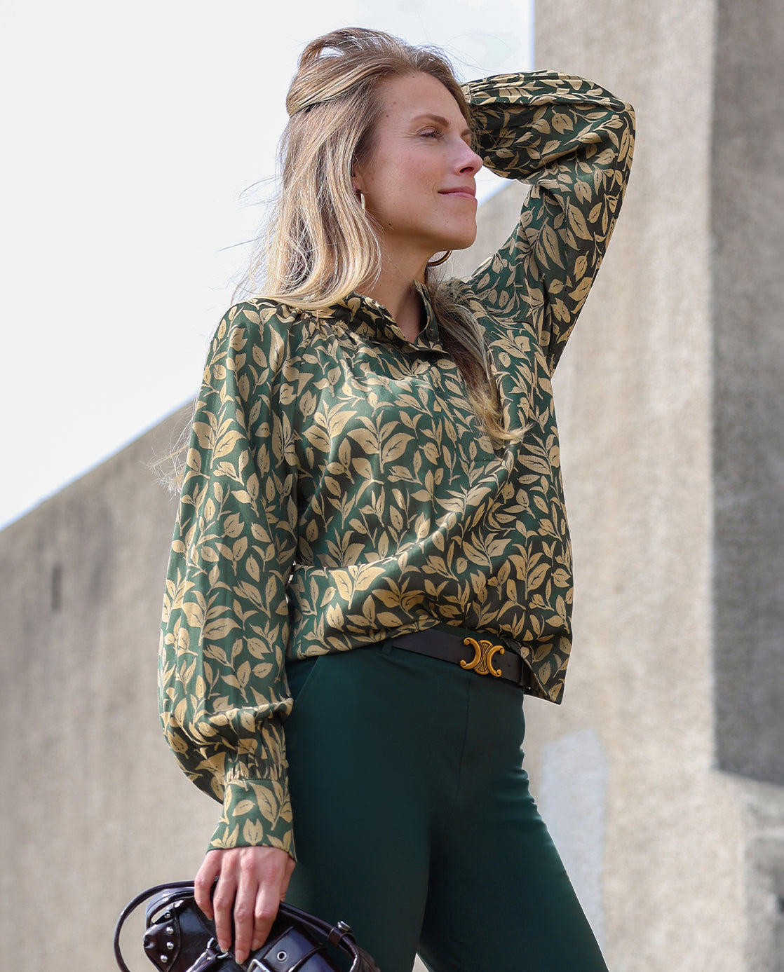 Top Colle | Bottle Green / Soft Camel