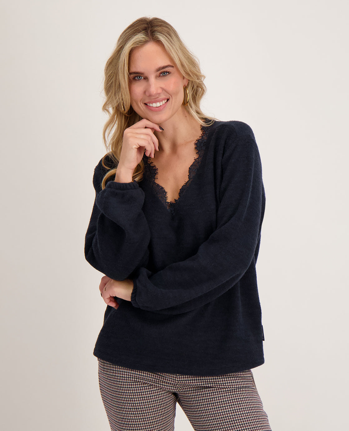 Pull Lace | Donkerblauw