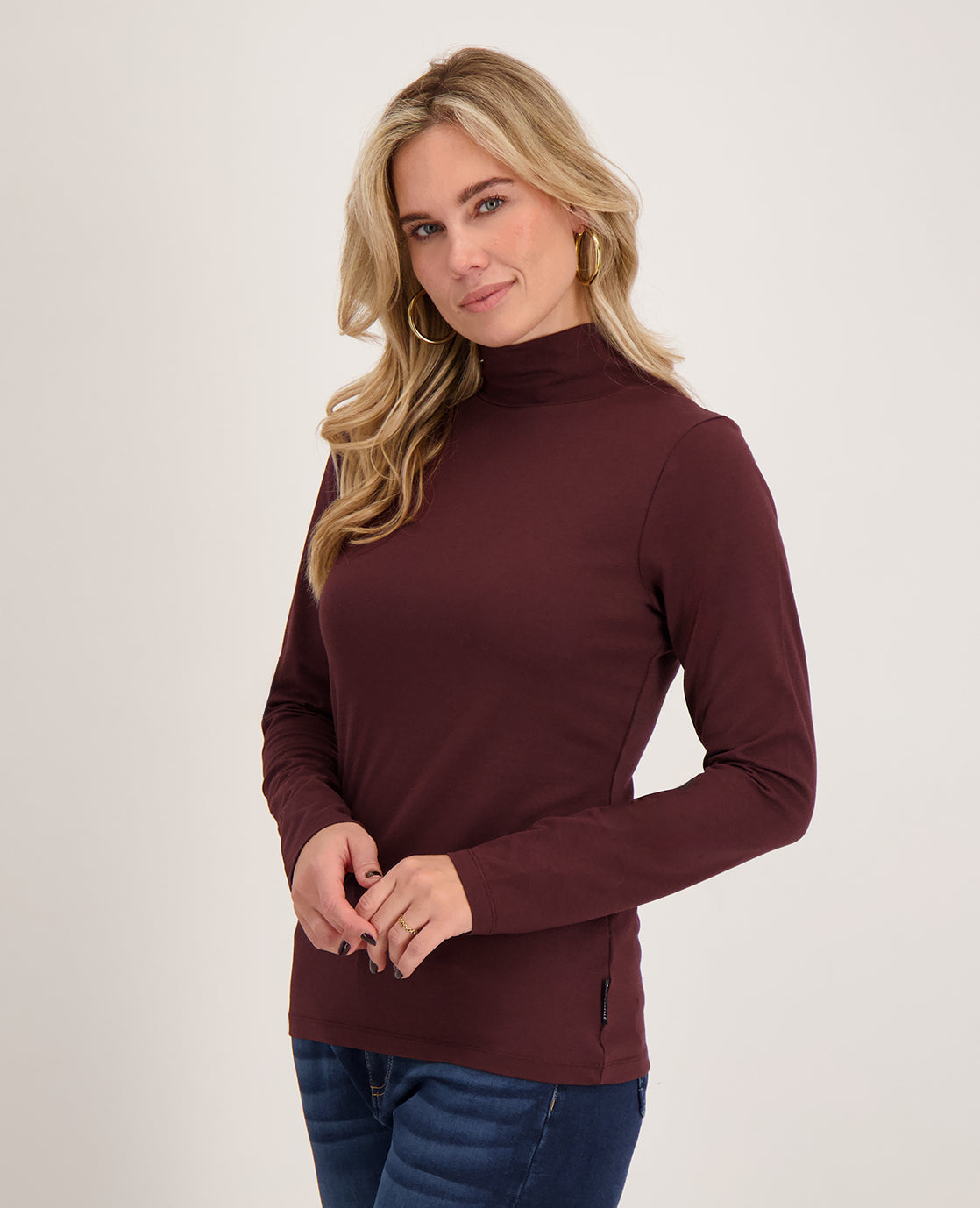 Top Colle | Night Burgundy