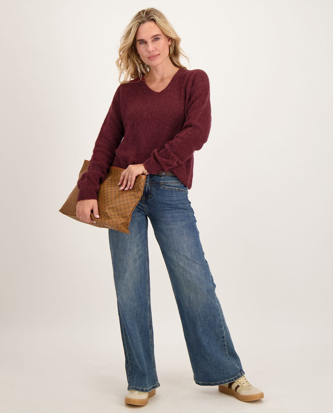 Je m'appelle Broeken Pant Anna Jogg Denim | Medium Blue Denim