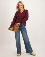 Je m'appelle Broeken Pant Anna Jogg Denim | Medium Blue Denim
