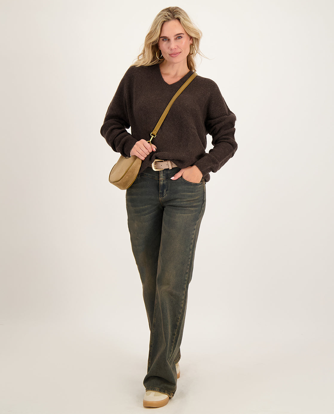 Pant Anna Jogg Denim | Washed Denim