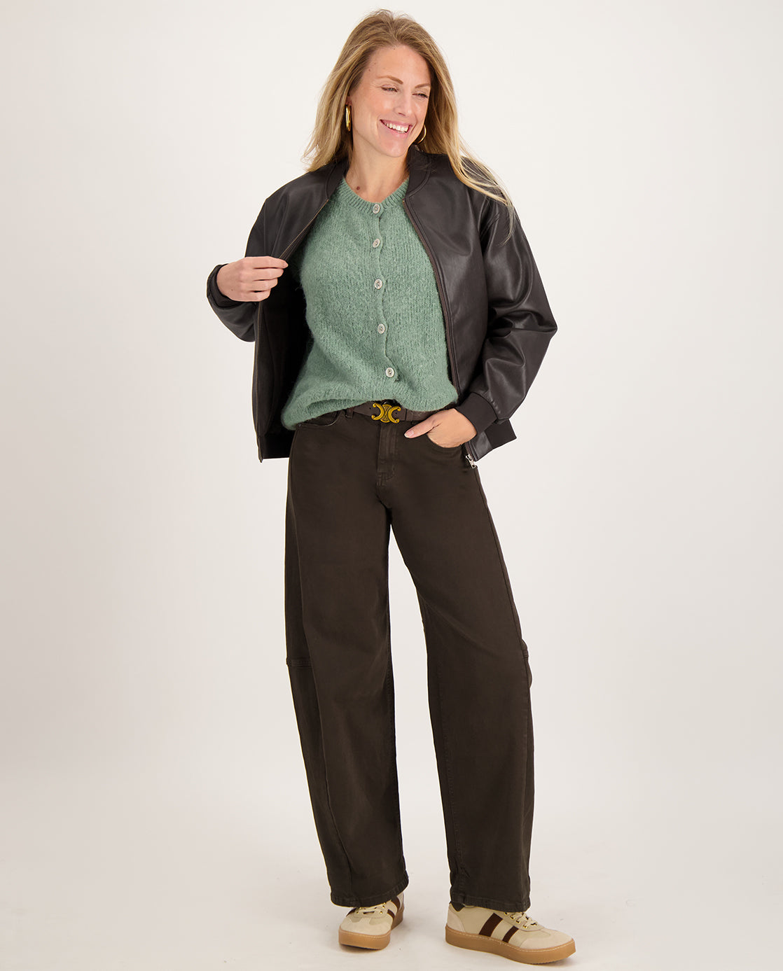 Pant Barrel Denim | Chocolate Brown