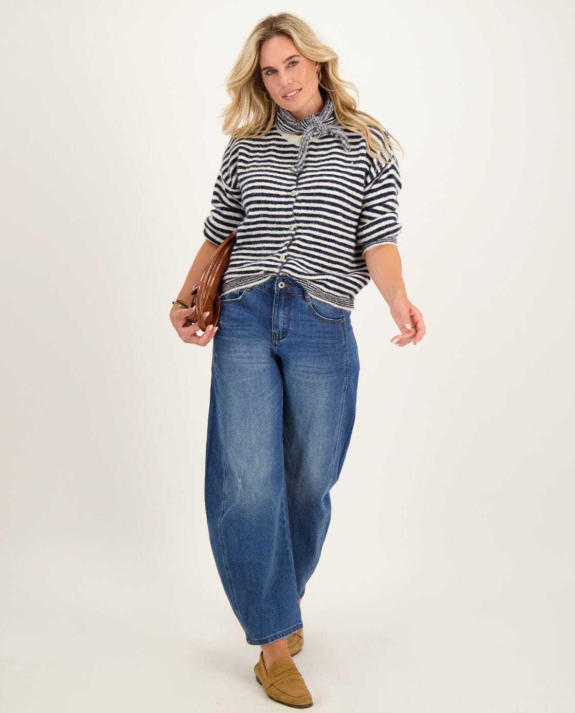 Je m'appelle Broeken Medium Denim / XS Pant Camille Stretch Denim | Medium Denim