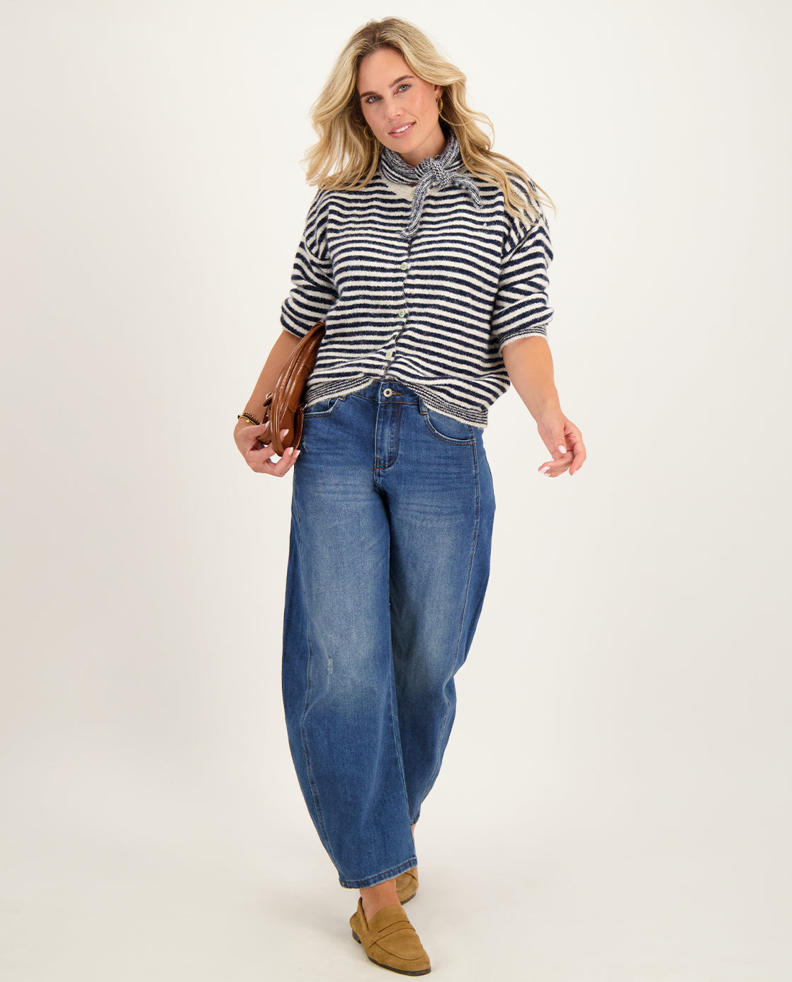 Pant Camille Stretch Denim | Medium Denim