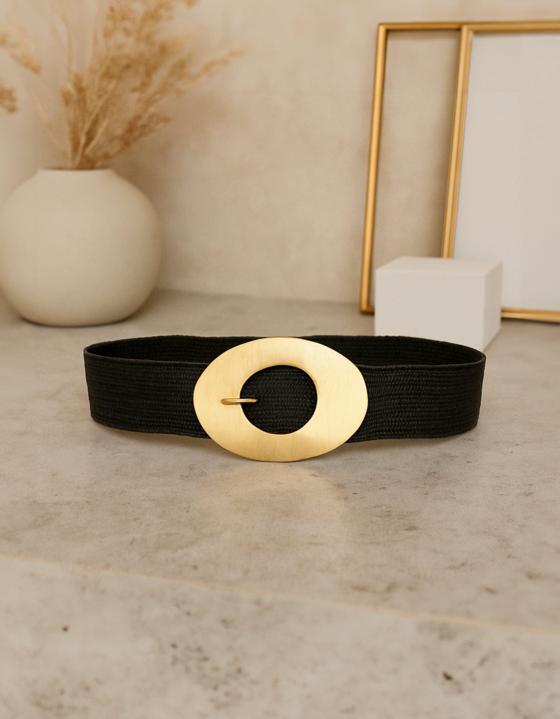 Je m'appelle Accessoires Zwart / Goud / One Size Belt | Zwart / Goud