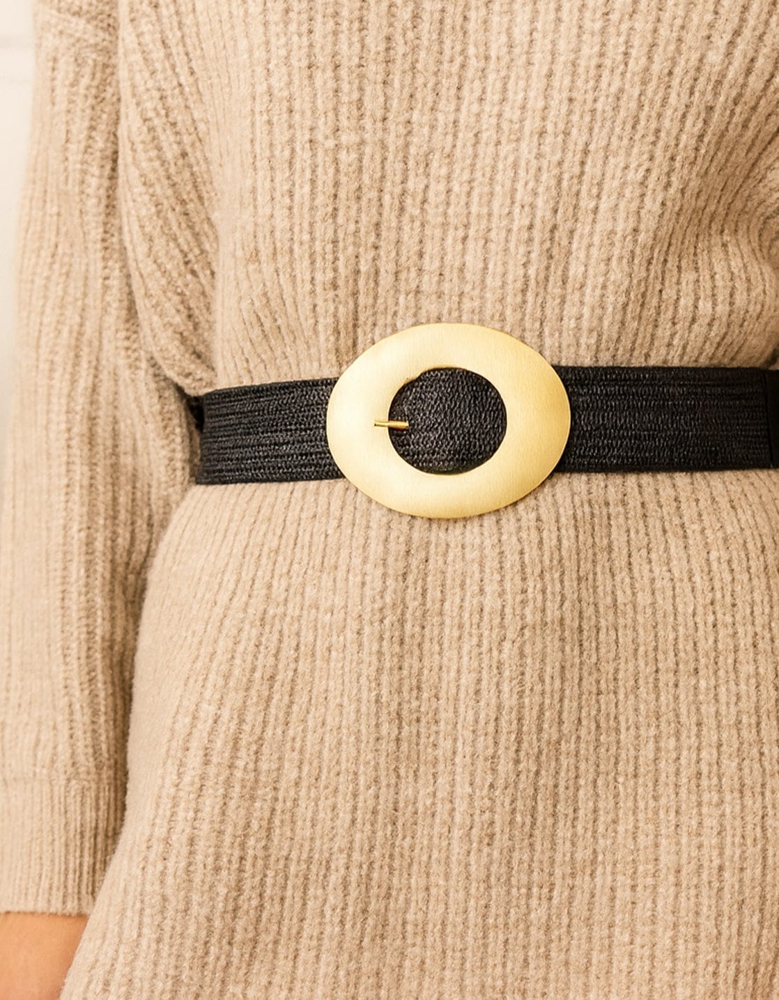 Je m'appelle Accessoires Zwart / Goud / One Size Belt | Zwart / Goud