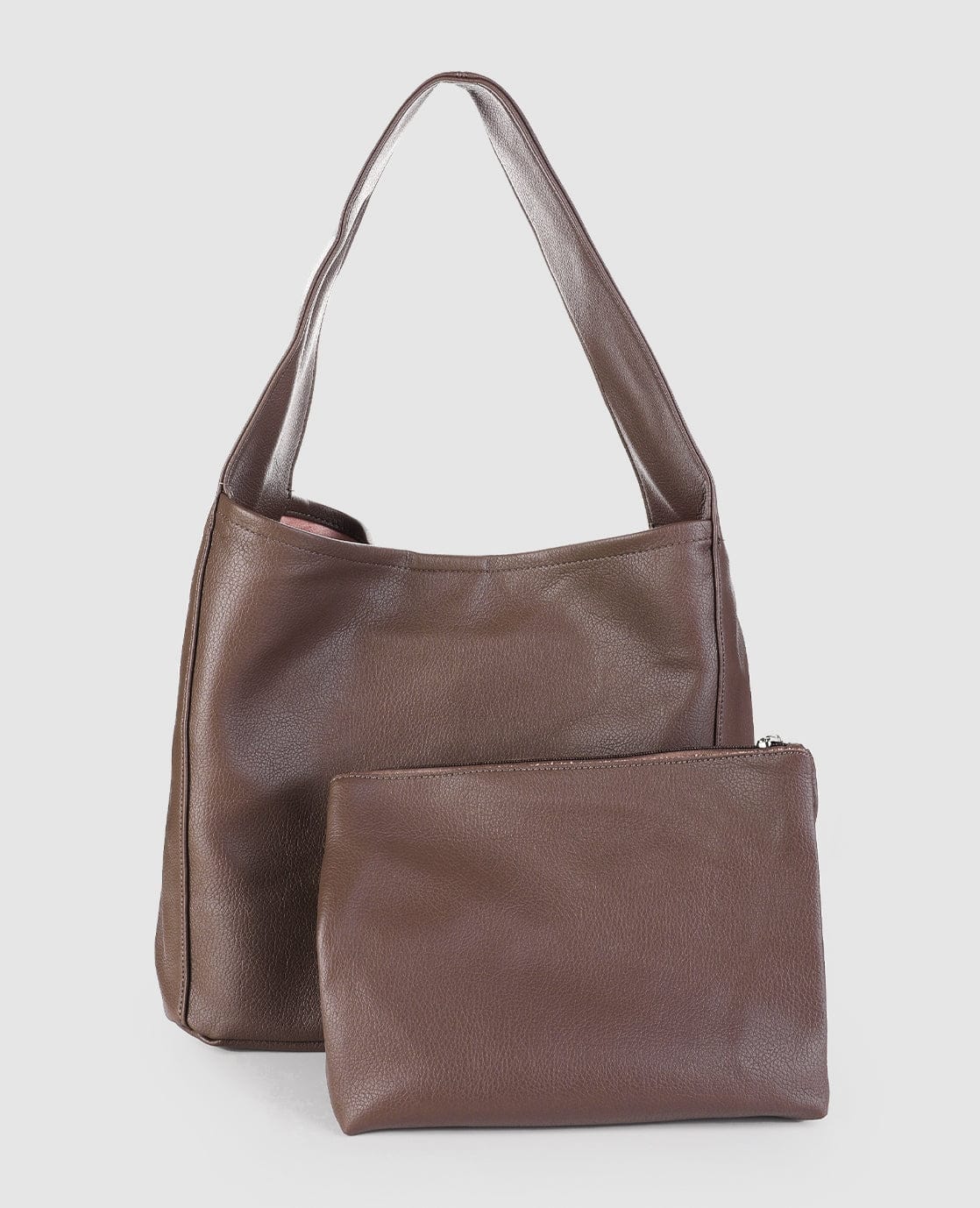 Je m'appelle Accessoires Bruin / One Size Bag + Etui | Bruin