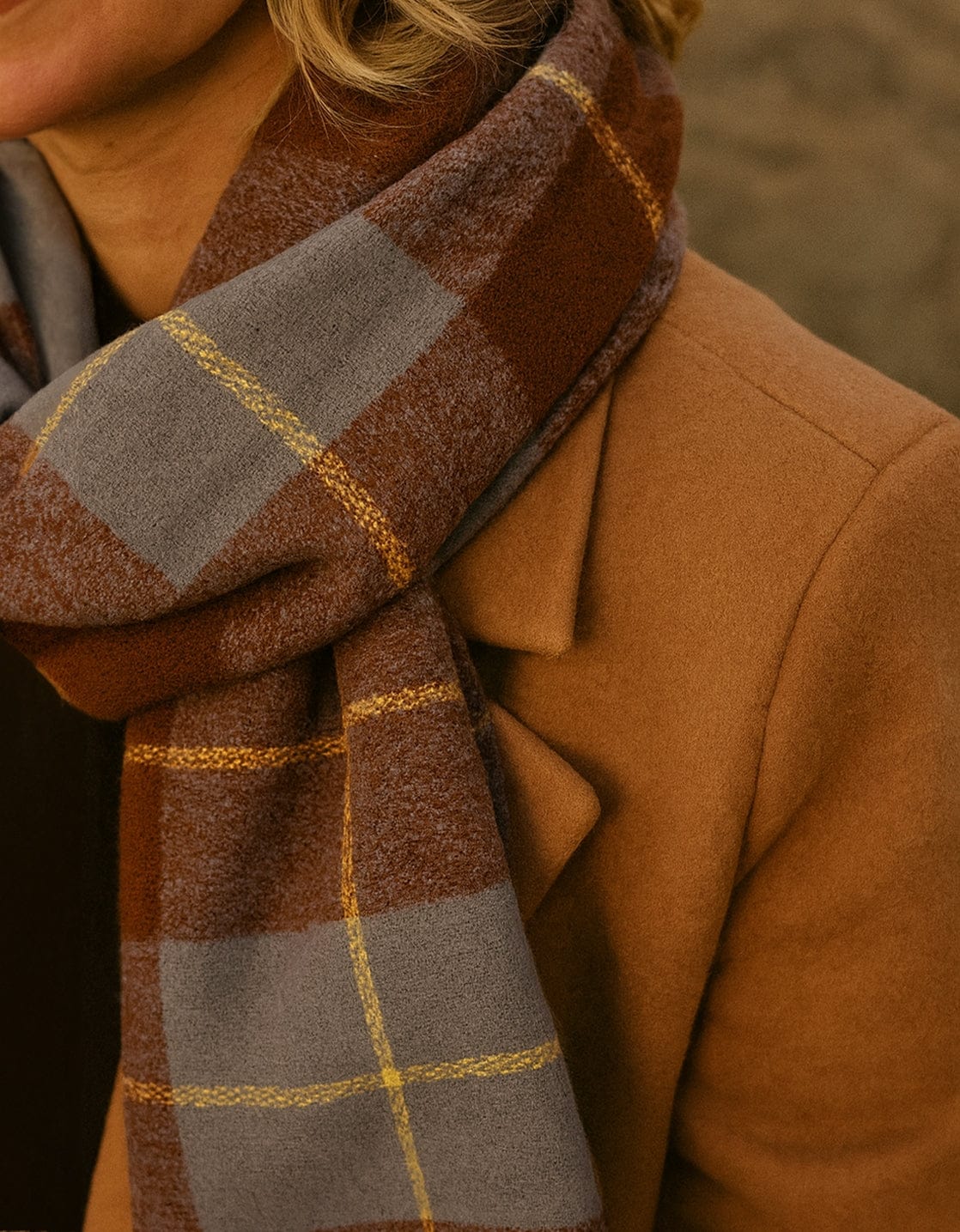 Je m'appelle Accessoires Multicolor / Blauw / One Size Sjaal | Multicolor / Blauw