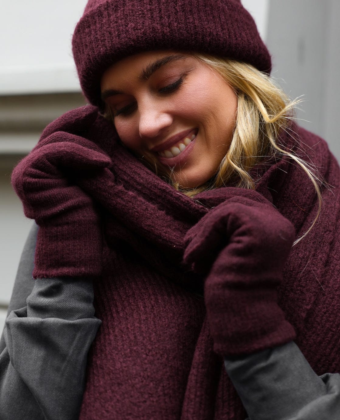 Je m'appelle Accessoires Burgundy / One Size Handschoenen | Burgundy