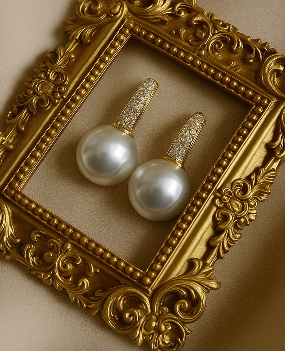Je m'appelle Accessoires Pearl White / One Size Earrings Pearls | Pearl White